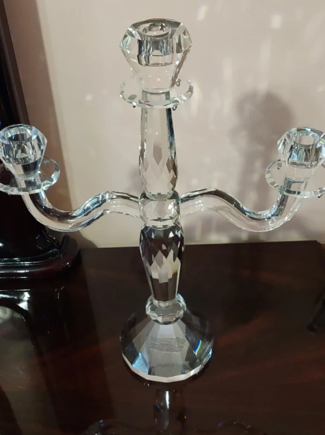 Crystal 3-Arm Candelabra - photo 2