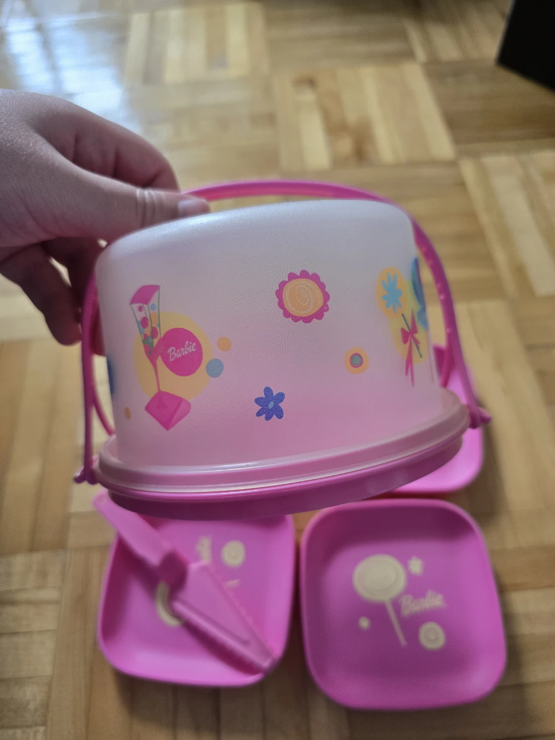 Girls Barbie Cake Serving Set - photo 2