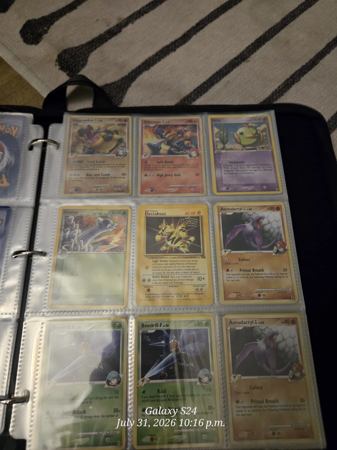Assorted Pokémon Cards Binder
