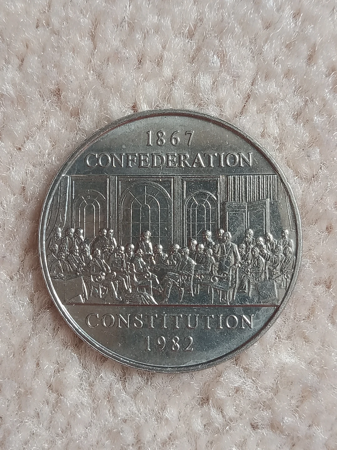 1982 Canada Dollar Coin - Confederation