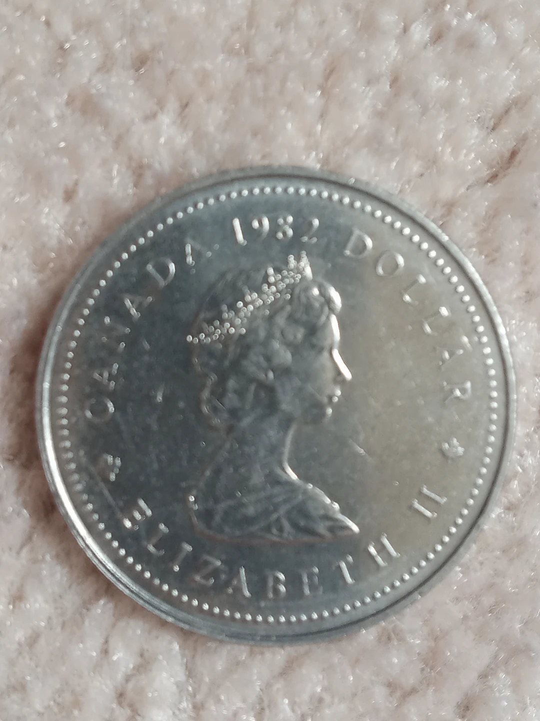 1982 Canada Dollar Coin - Confederation - photo 2