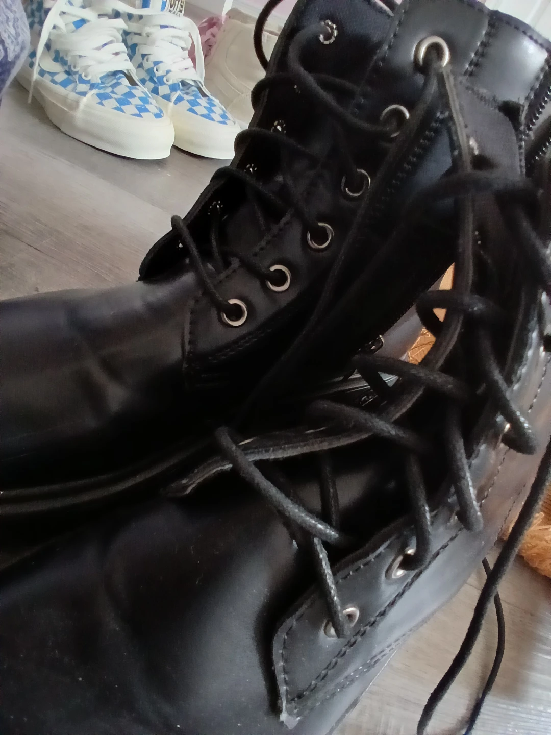 Black Combat Boots - photo 2