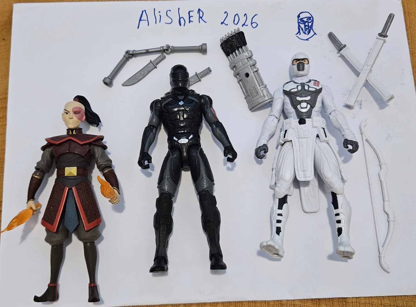 Action Figure Lot - Avatar Zuko & G.I. Joe Classified