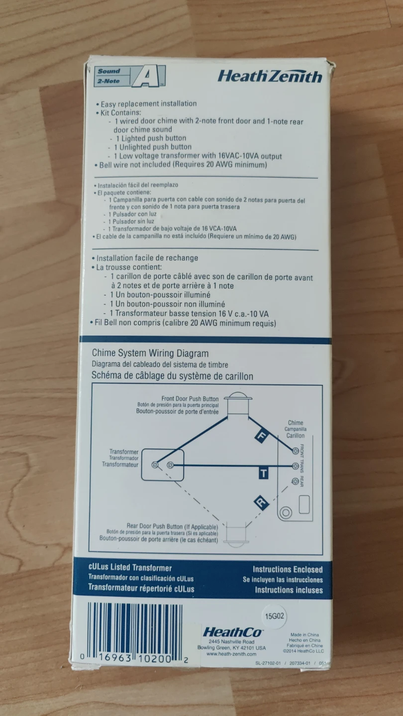 Heath Zenith Contractor Wired Door Chime Kit - photo 4
