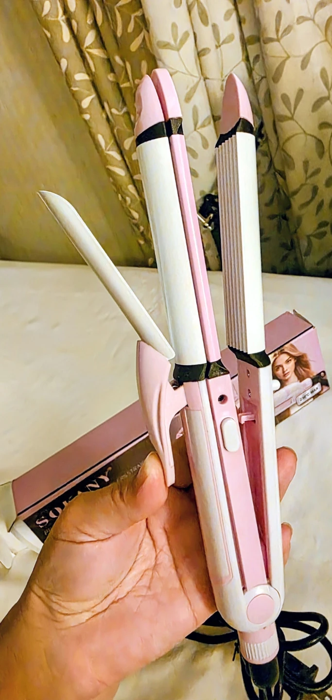 Sokany Professional 3-in-1 Hair Curler & Straightener