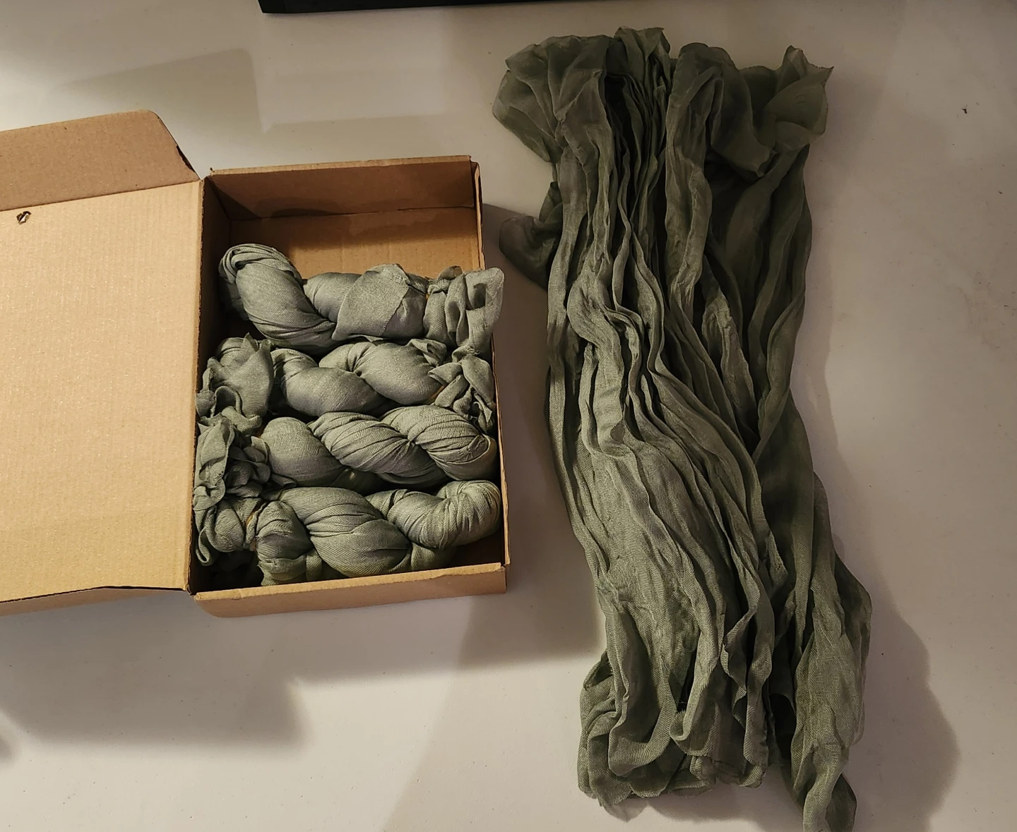 30 Pack Sage Green Cheesecloth Napkins 20x20 Inch - photo 4