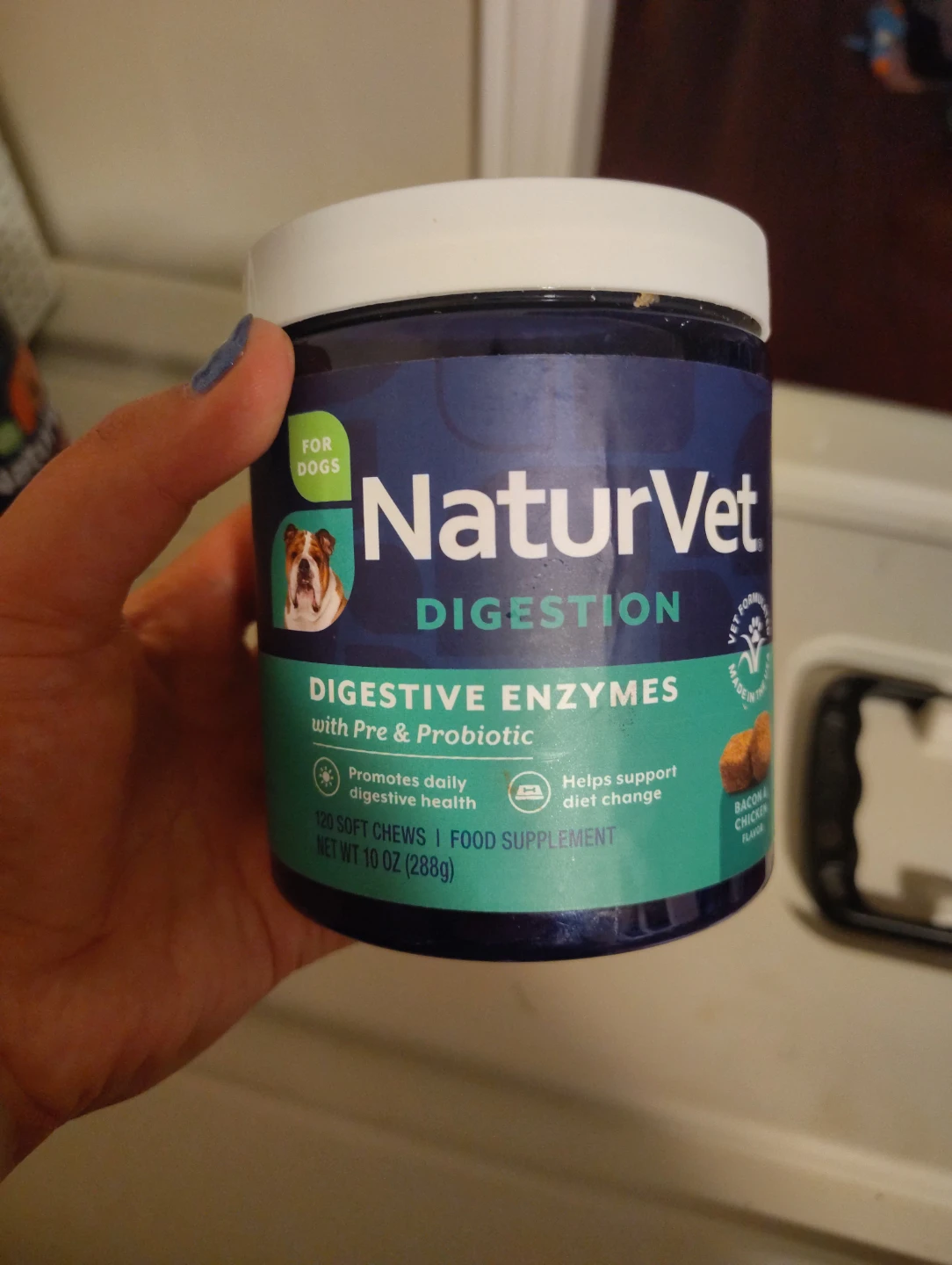 NaturVet Digestive Enzymes with Pre & Probiotic for Dogs
