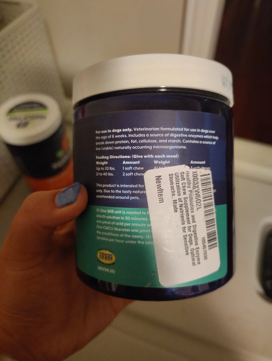 NaturVet Digestive Enzymes with Pre & Probiotic for Dogs - photo 2