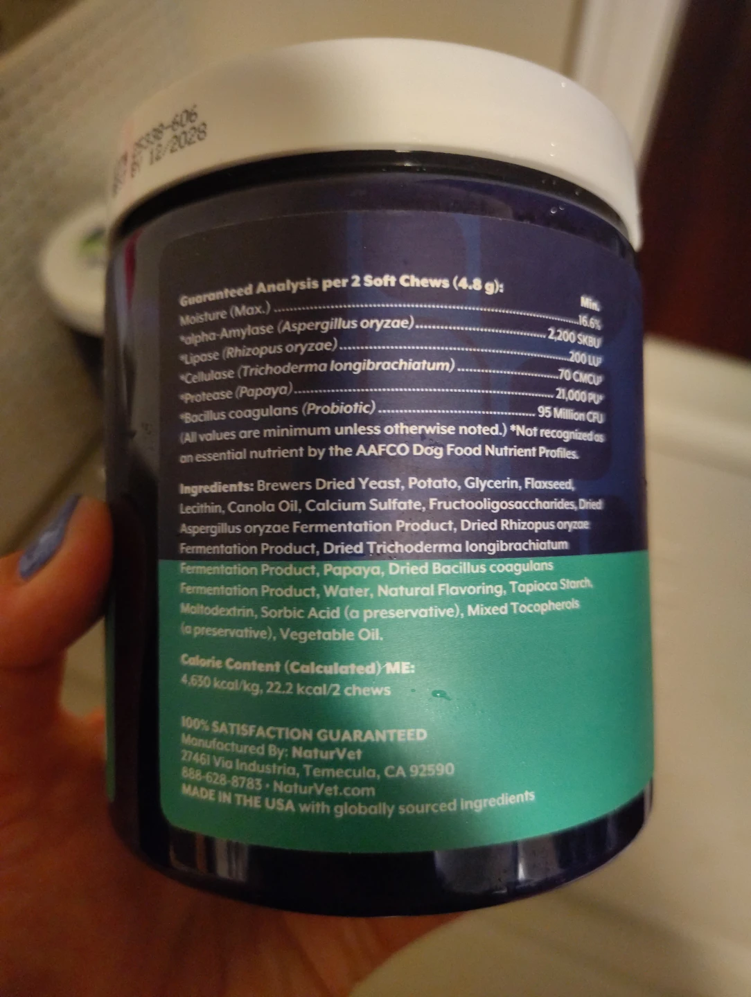 NaturVet Digestive Enzymes with Pre & Probiotic for Dogs - photo 3