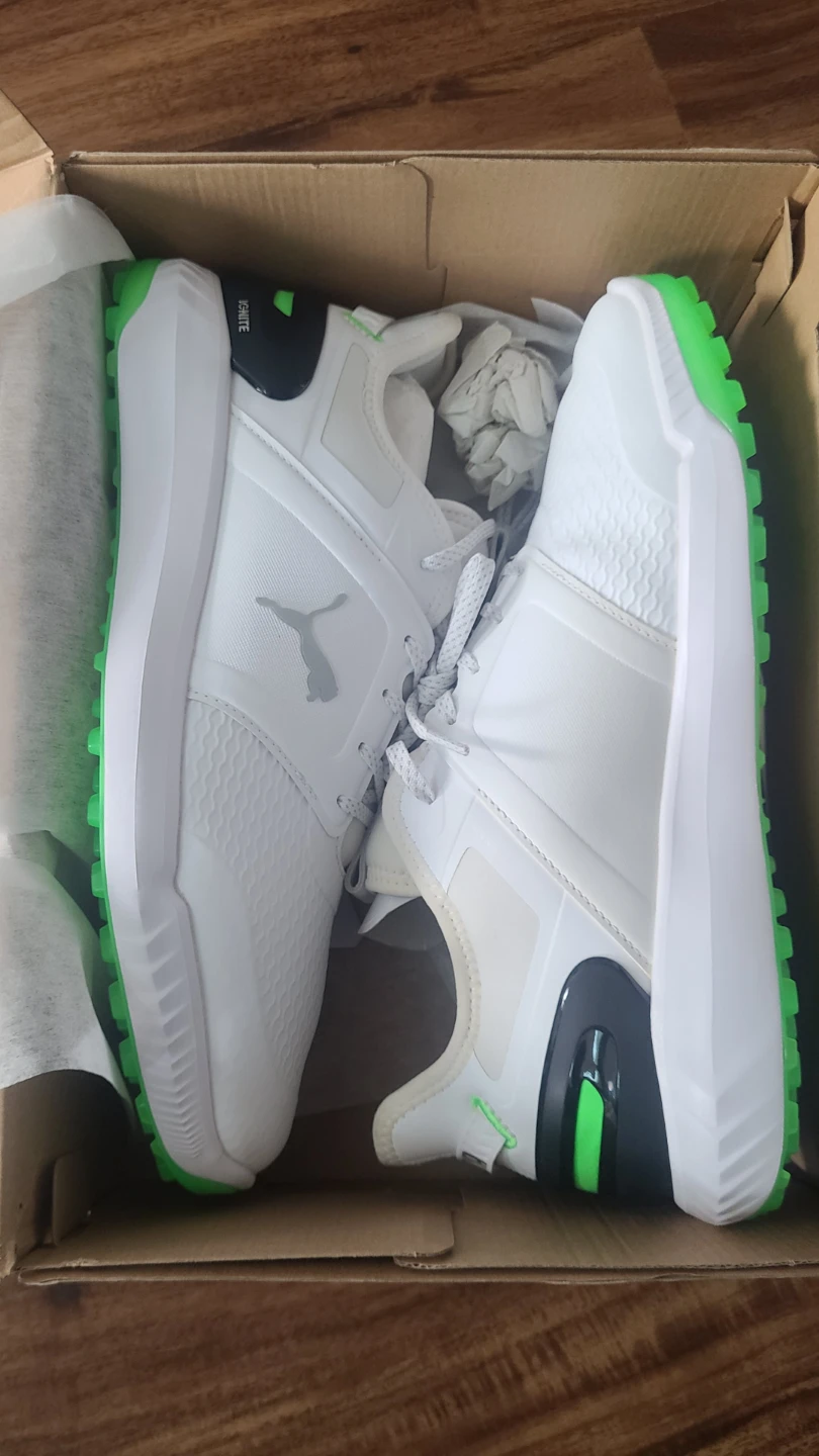 Puma Ignite Elevate Golf Shoes Size 10 Men's White/Green - photo 2