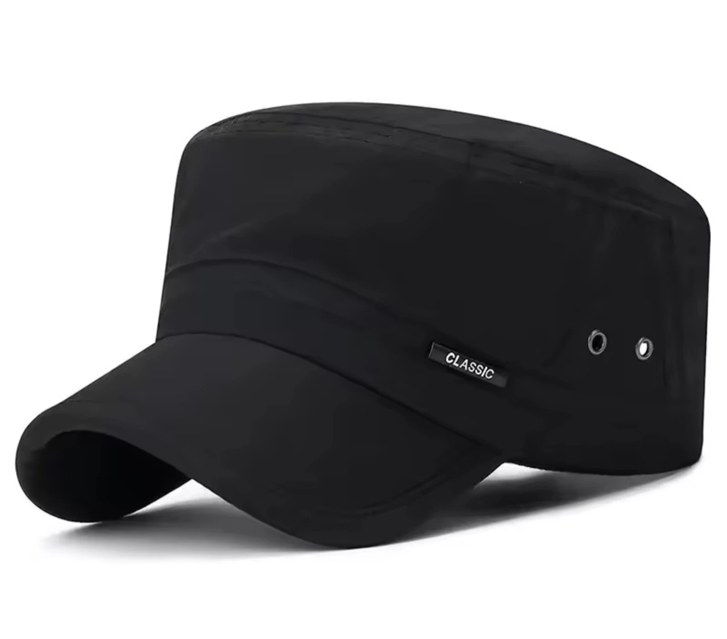 Classic Black Flat Top Hat