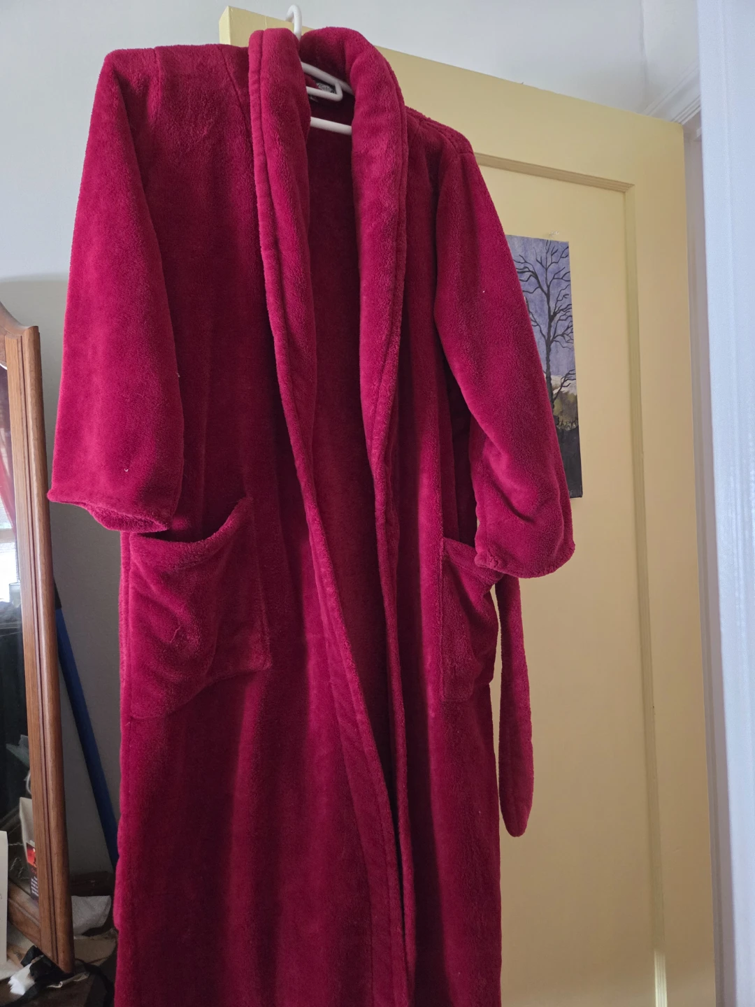 Claudel M/M Red Fleece Robe - photo 2