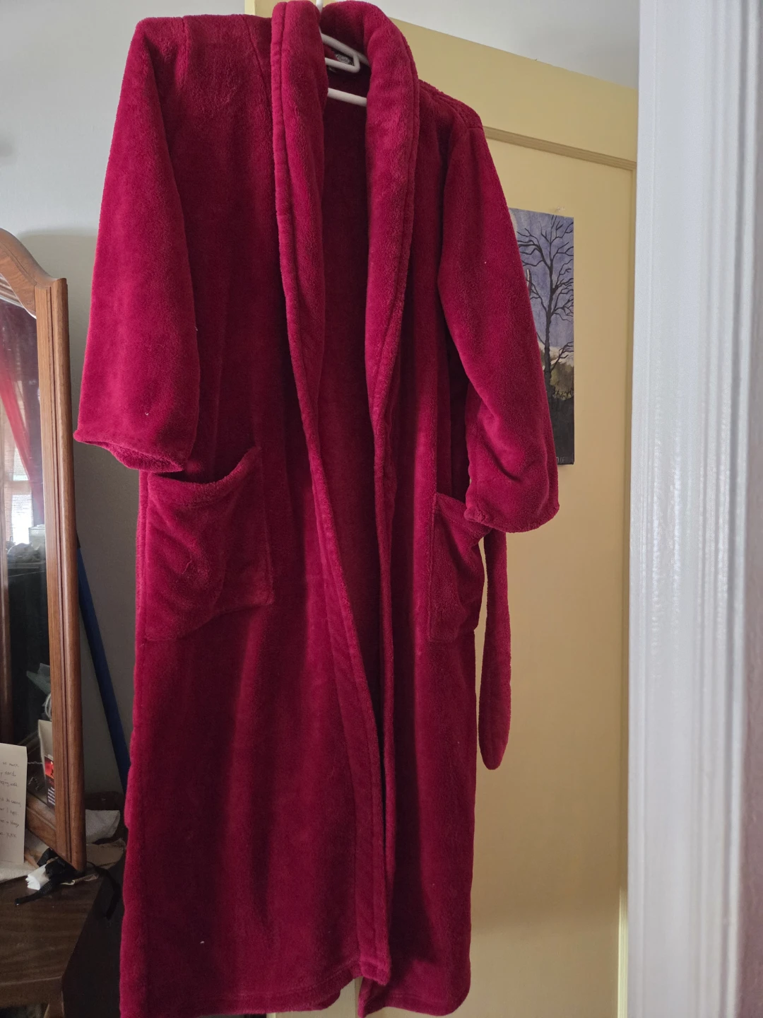 Claudel M/M Red Fleece Robe - photo 3