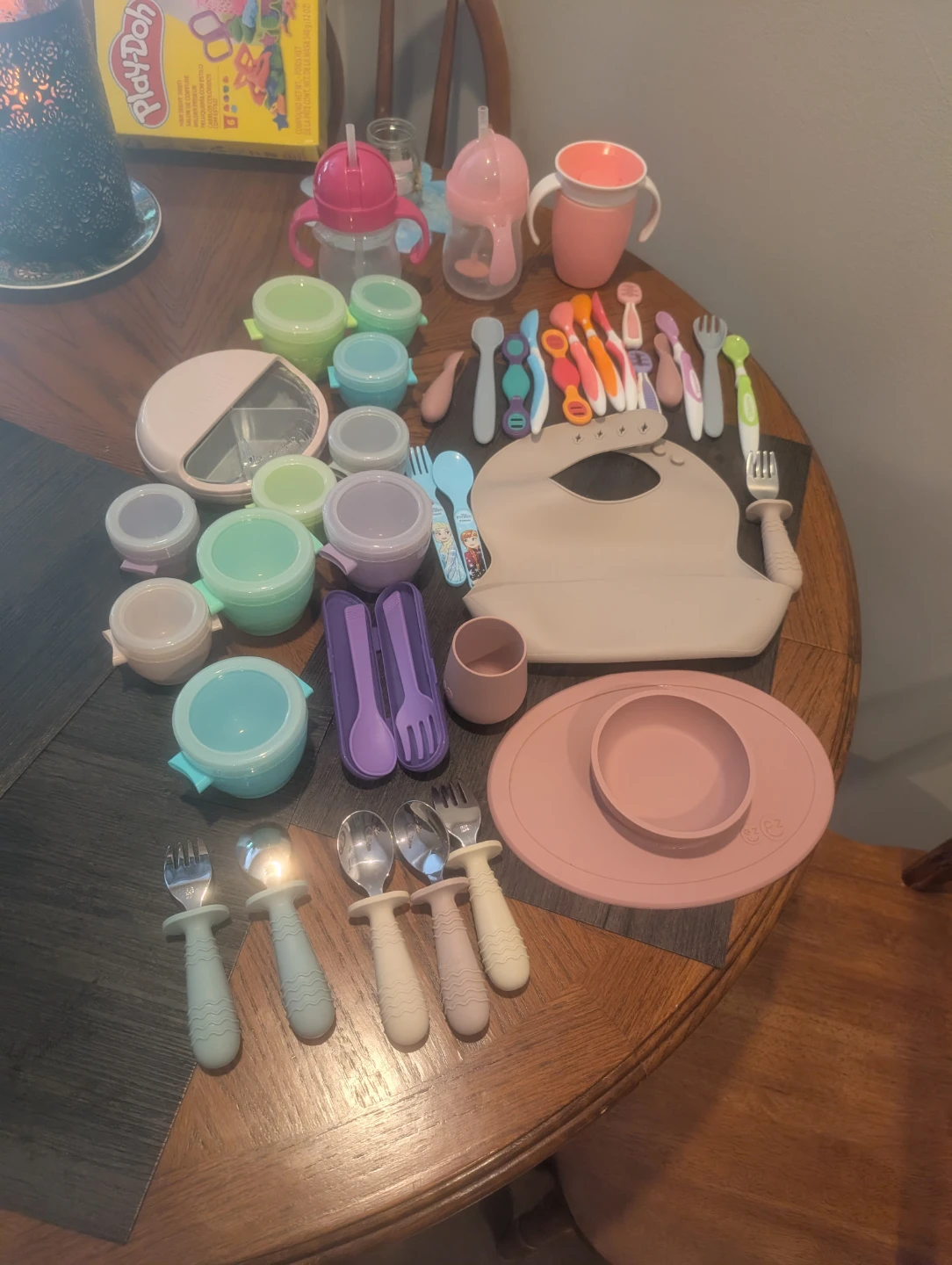 Baby Feeding Set - Cups, Bowls, Utensils & Bib - photo 2