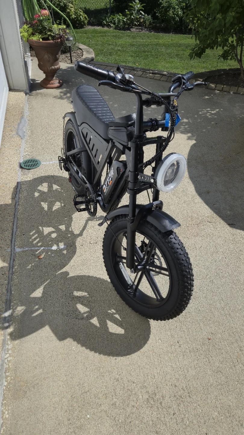DITZH 1500W Electric Fat Tire Bike - photo 2