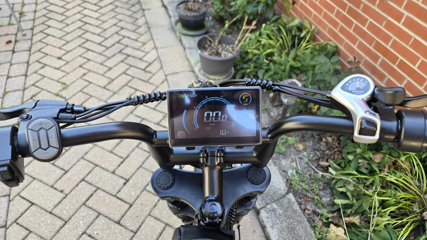 DITZH 1500W Electric Fat Tire Bike - photo 4