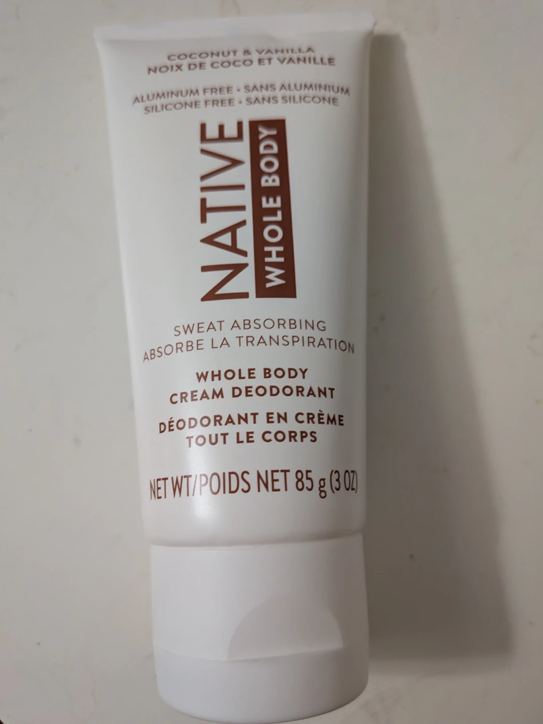 Native Whole Body Cream Deodorant - Coconut & Vanilla