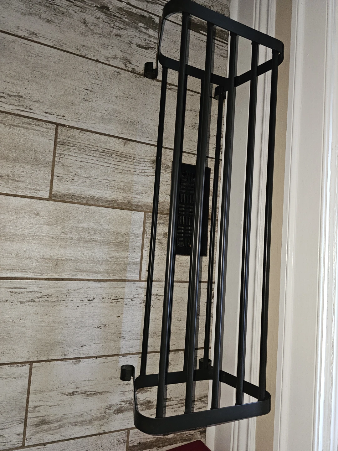 Black Metal Shoe Rack Organizer