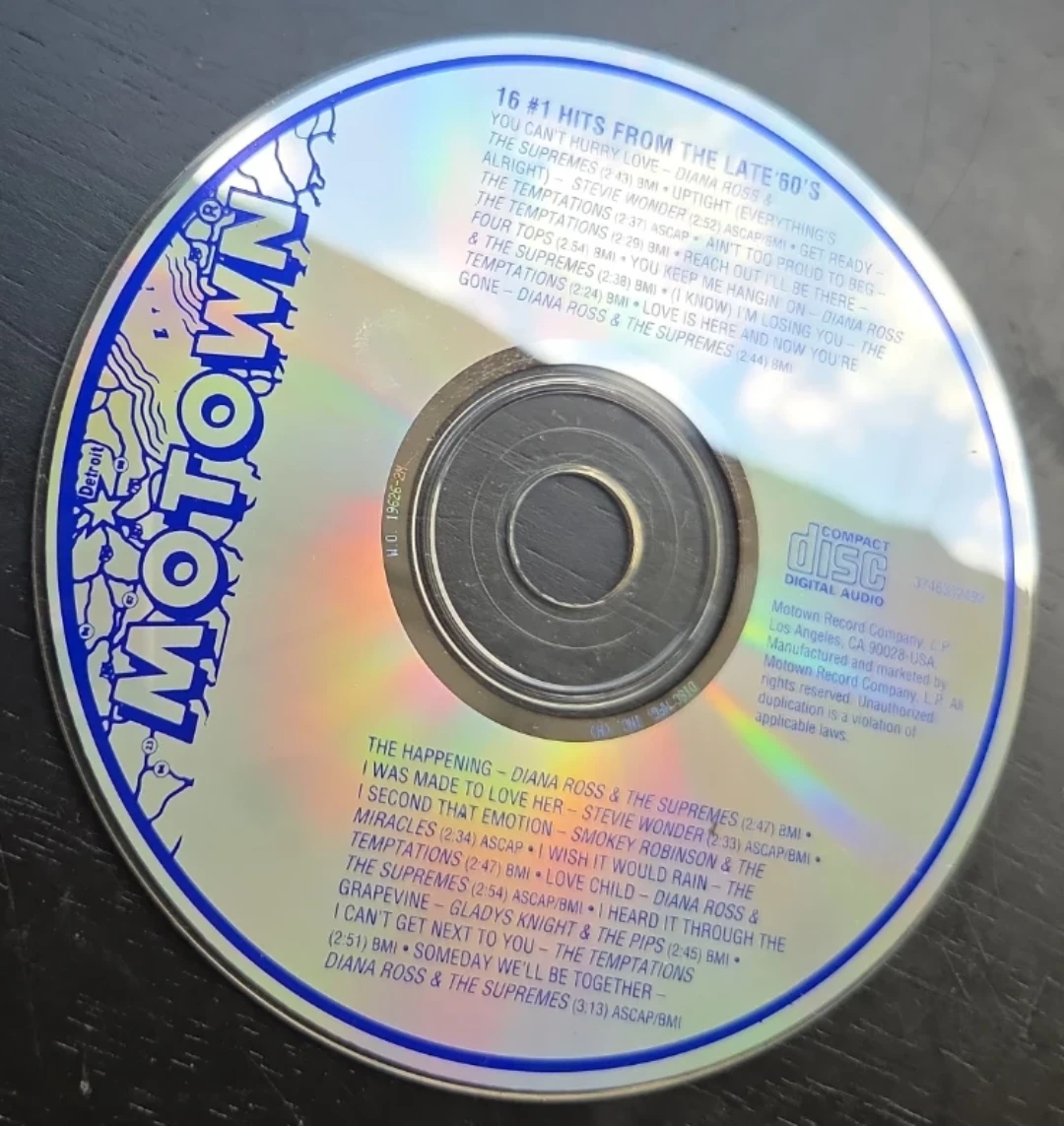 Motown 16 #1 Hits from the Late 60's CD - photo 3