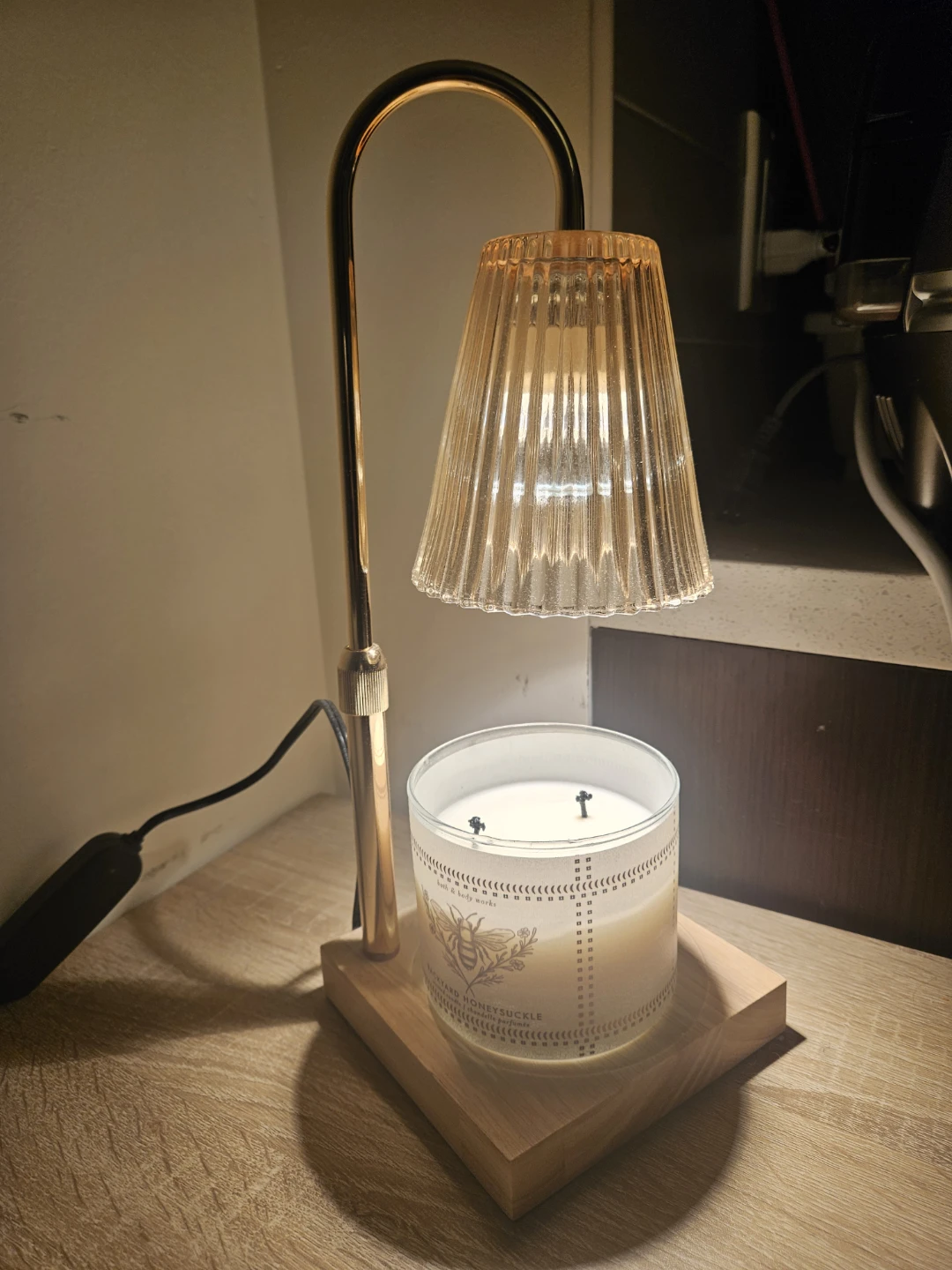 Adjustable Candle Warmer Lamp with Timer