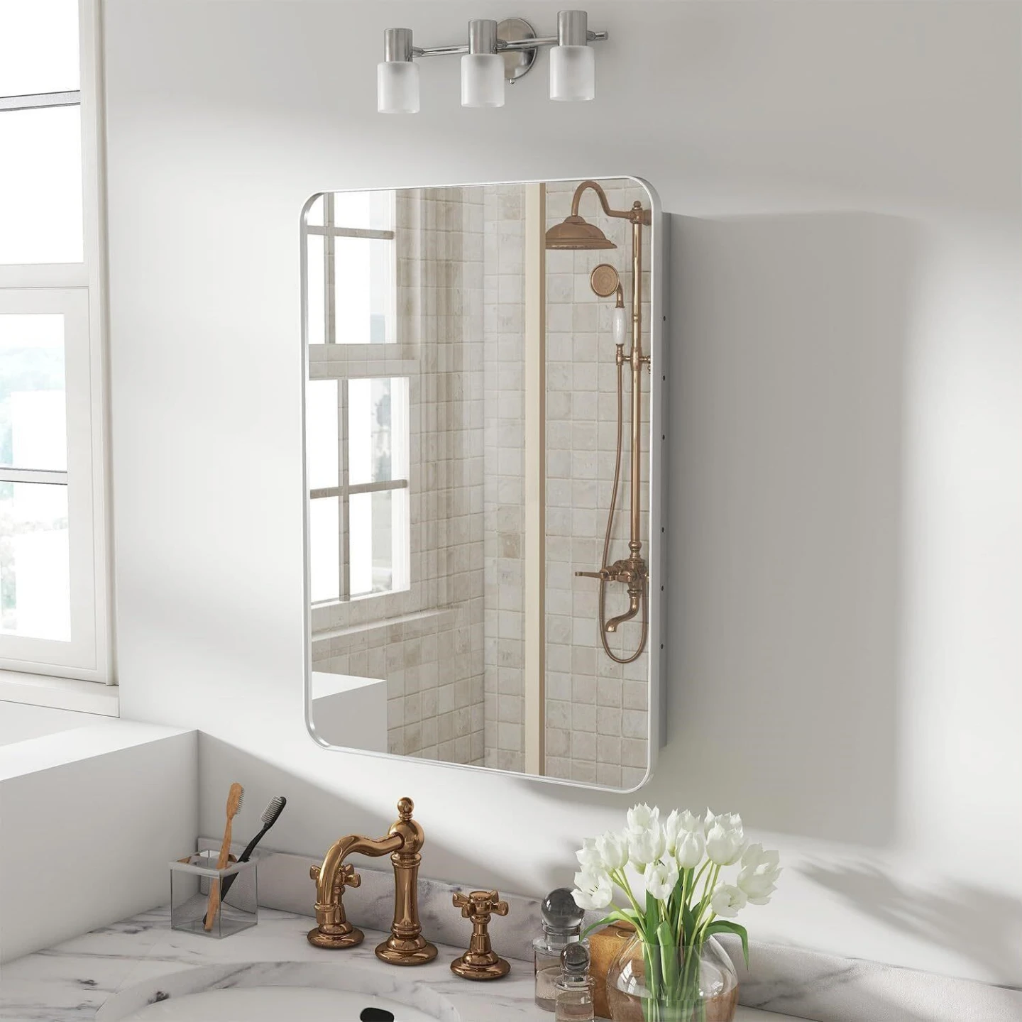 Medicine Cabinet with Mirror