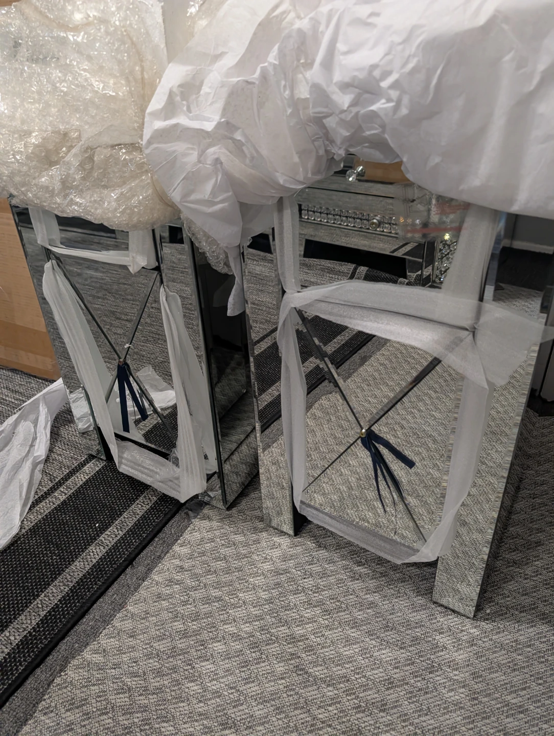 Mirrored Accent Table