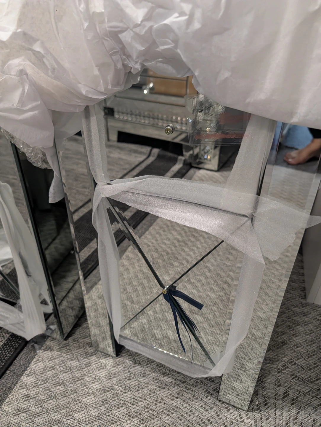 Mirrored Accent Table - photo 2