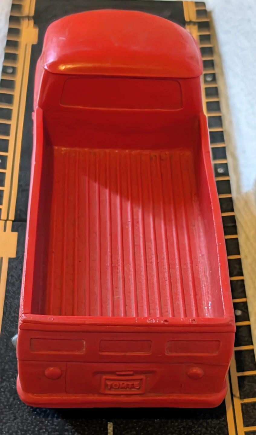 Vintage Red Tomte-Laerdal Volkswagen Pickup Truck Toy - photo 4