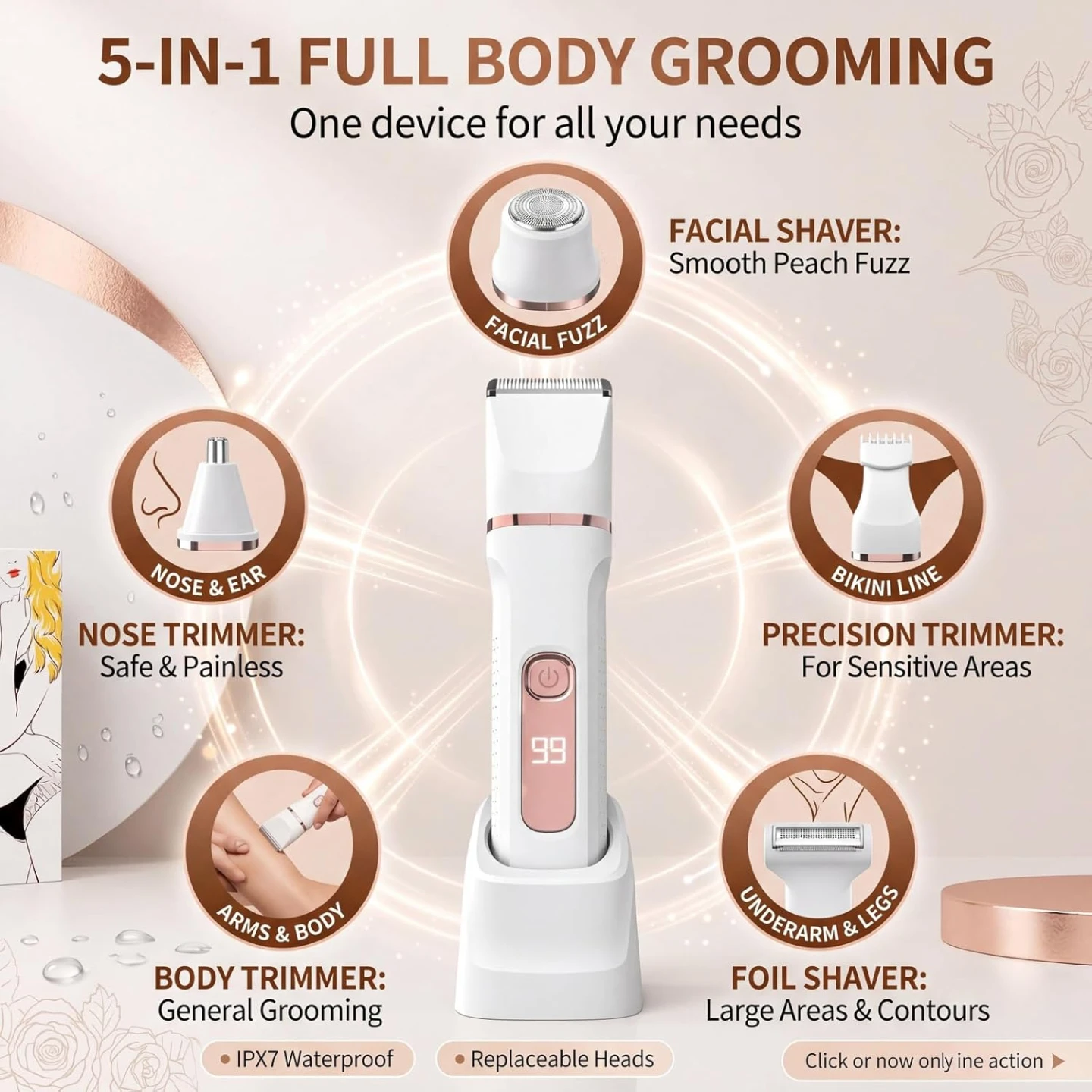 NEW Electric Bikini Trimmer for Women - photo 3