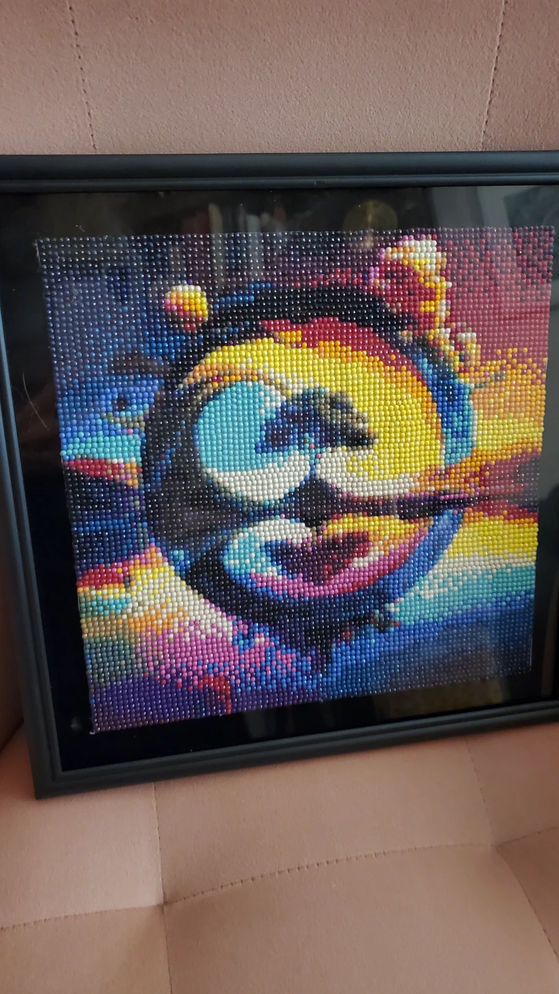 Framed Diamond Art  colorful tree reflection 12x12 framePainting - photo 2