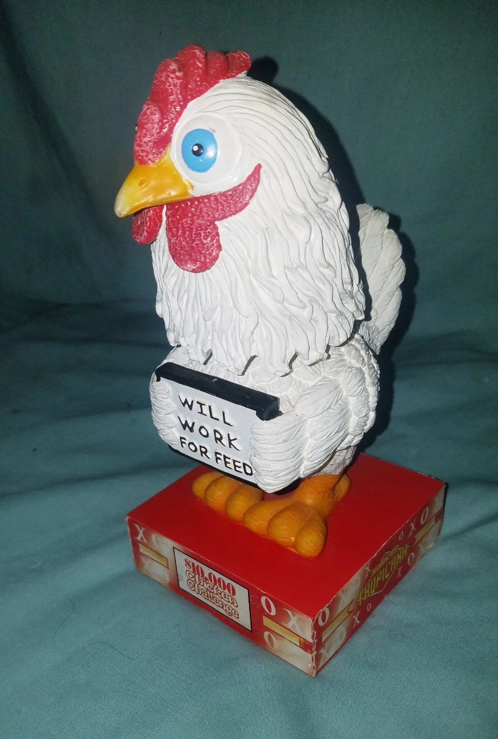 Tropicana Casino Atlantic City $10k Chicken Challenge Bobblehead - photo 2