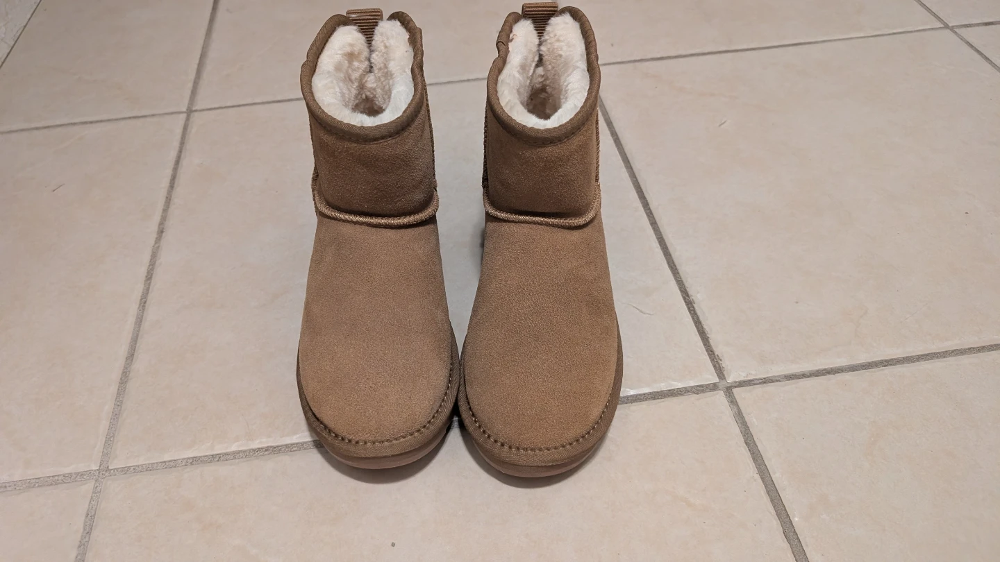 Crown Vintage Tan Suede Ankle Boots size 7 - photo 5