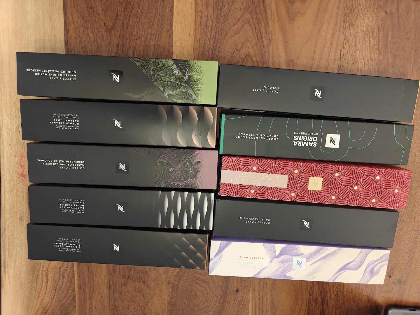 Box sealed Nespresso Coffee Pods Assorted Flavours