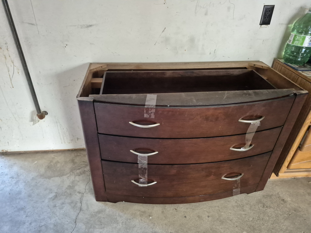 Wooden Wardrobe with Drawers - photo 3