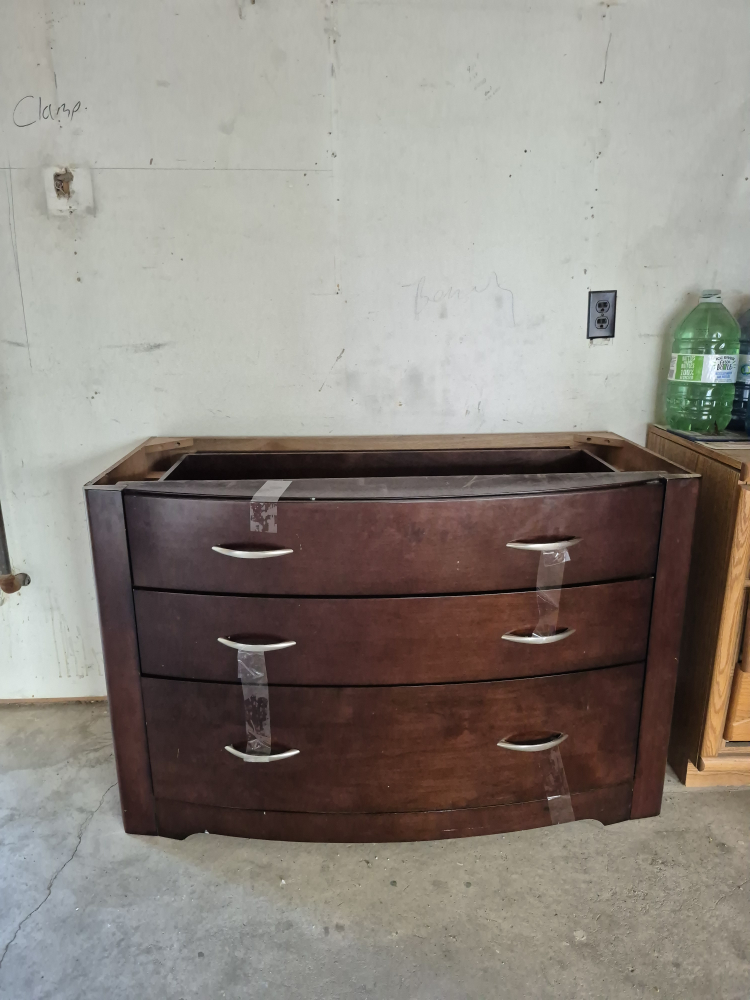 Wooden Wardrobe with Drawers - photo 4