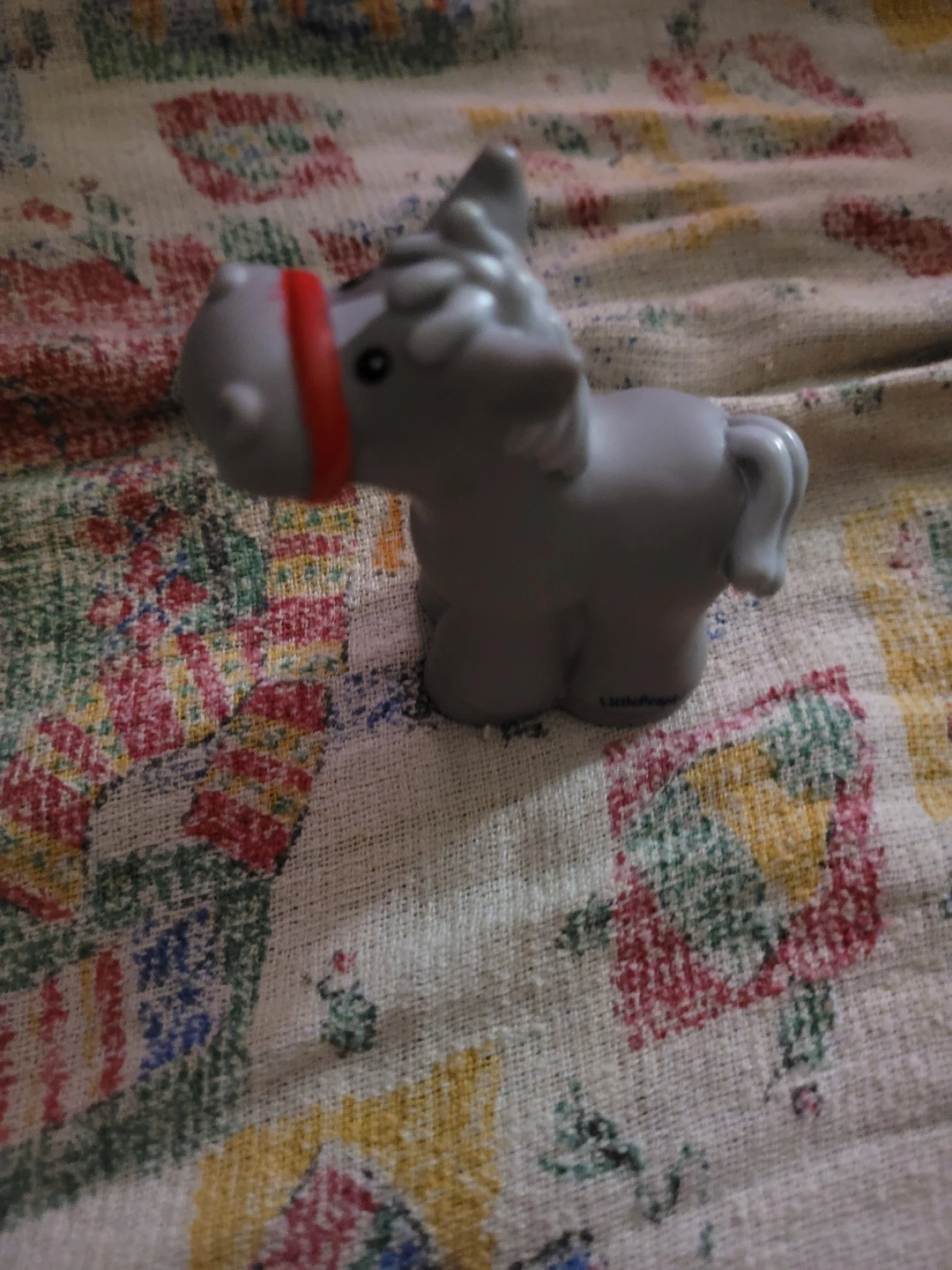 Fisher-Price Little People gray horse figure