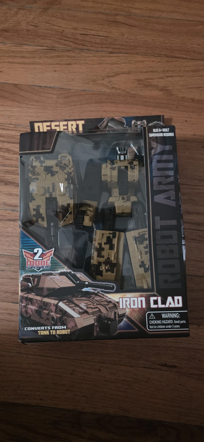 Robot Army Iron Clad Desert Tank