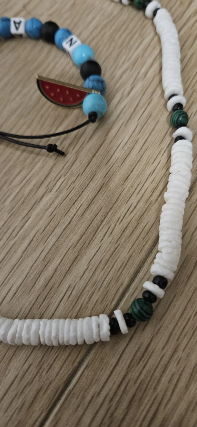 Beaded Necklace and Bracelet Set - photo 2