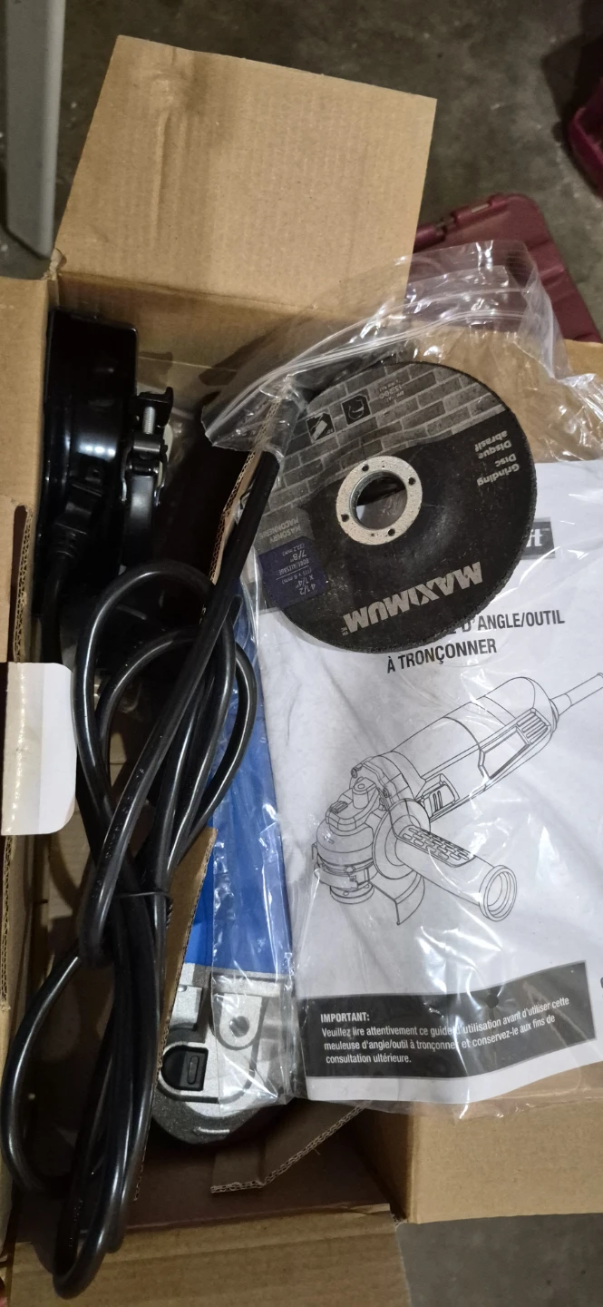 Mastercraft Angle Grinder