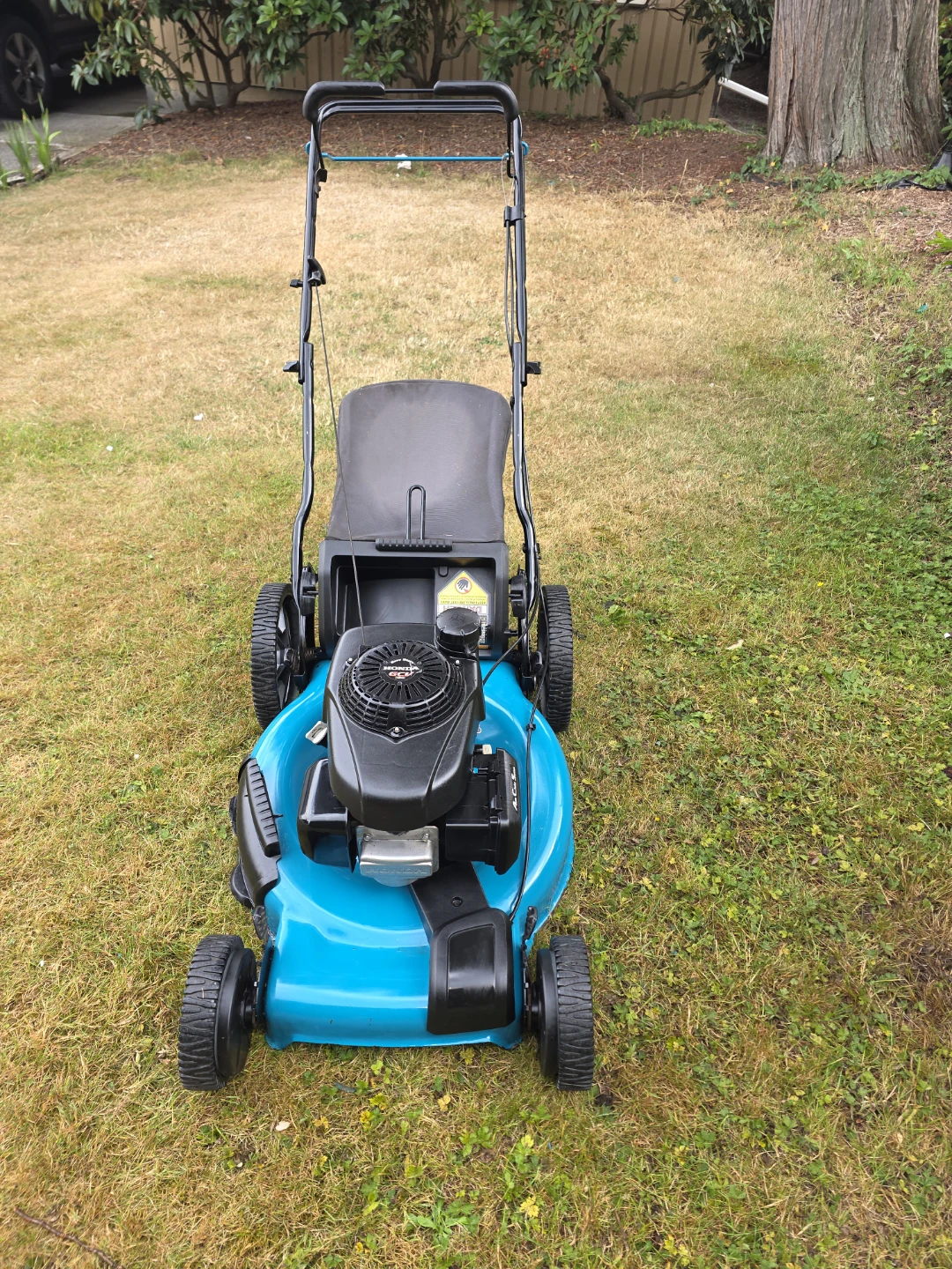 22" Honda 160GCV rear wheel drive lawnmower