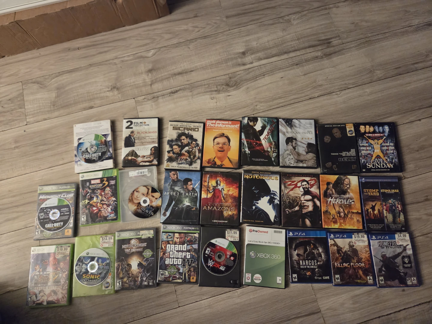 Assorted Video Games Collection