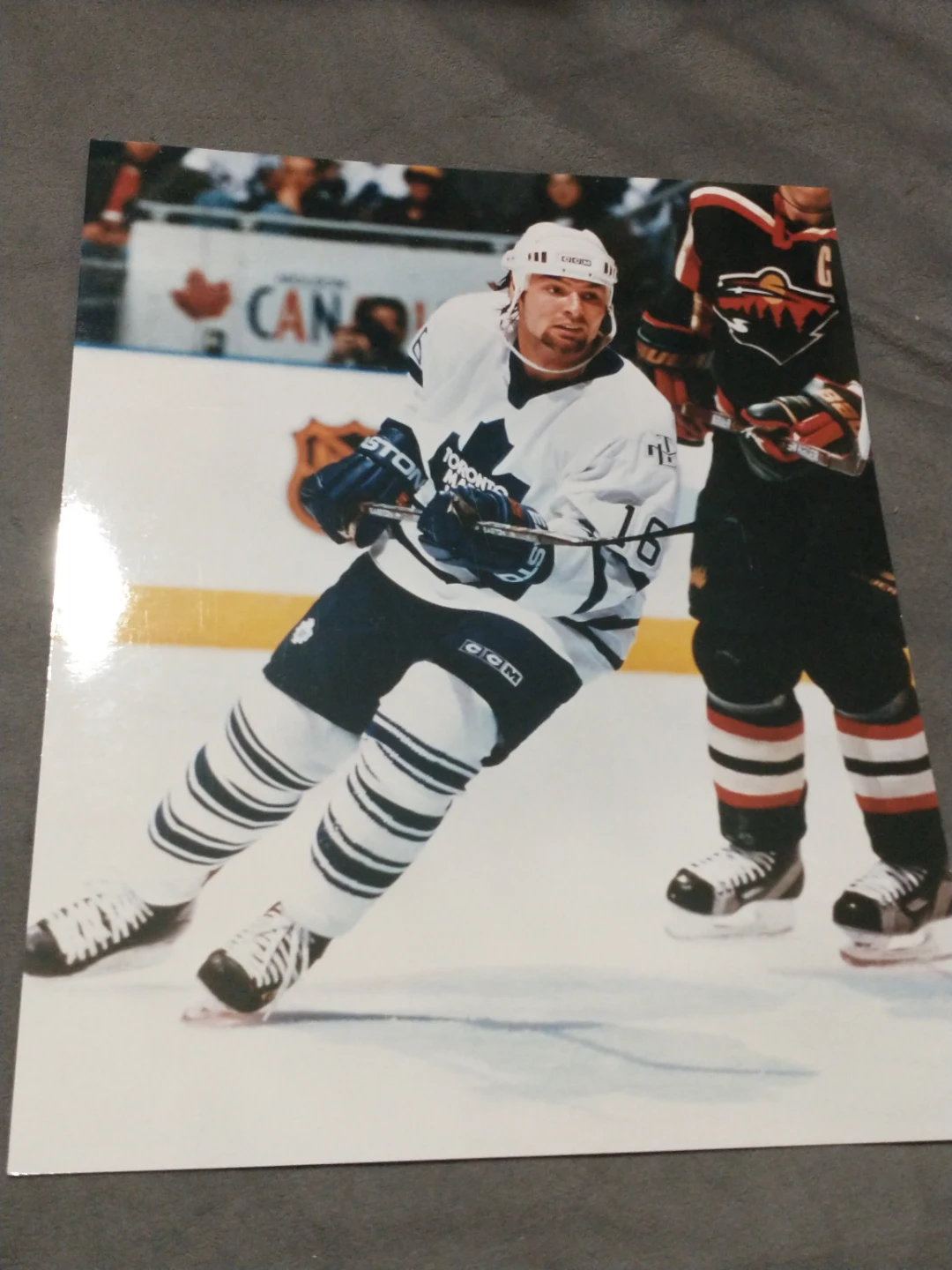 8 x 10" NHL Toronto Maple Leafs Darcy Tucker Hockey Photo