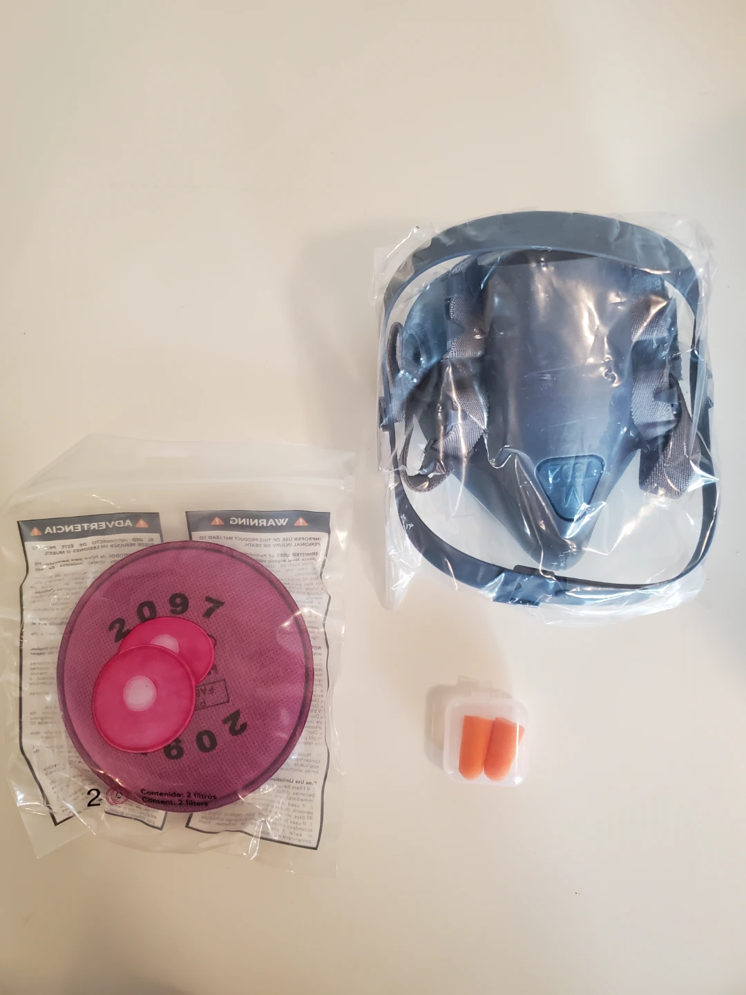 Reusable Half Facepiece Shield Set...New - photo 5