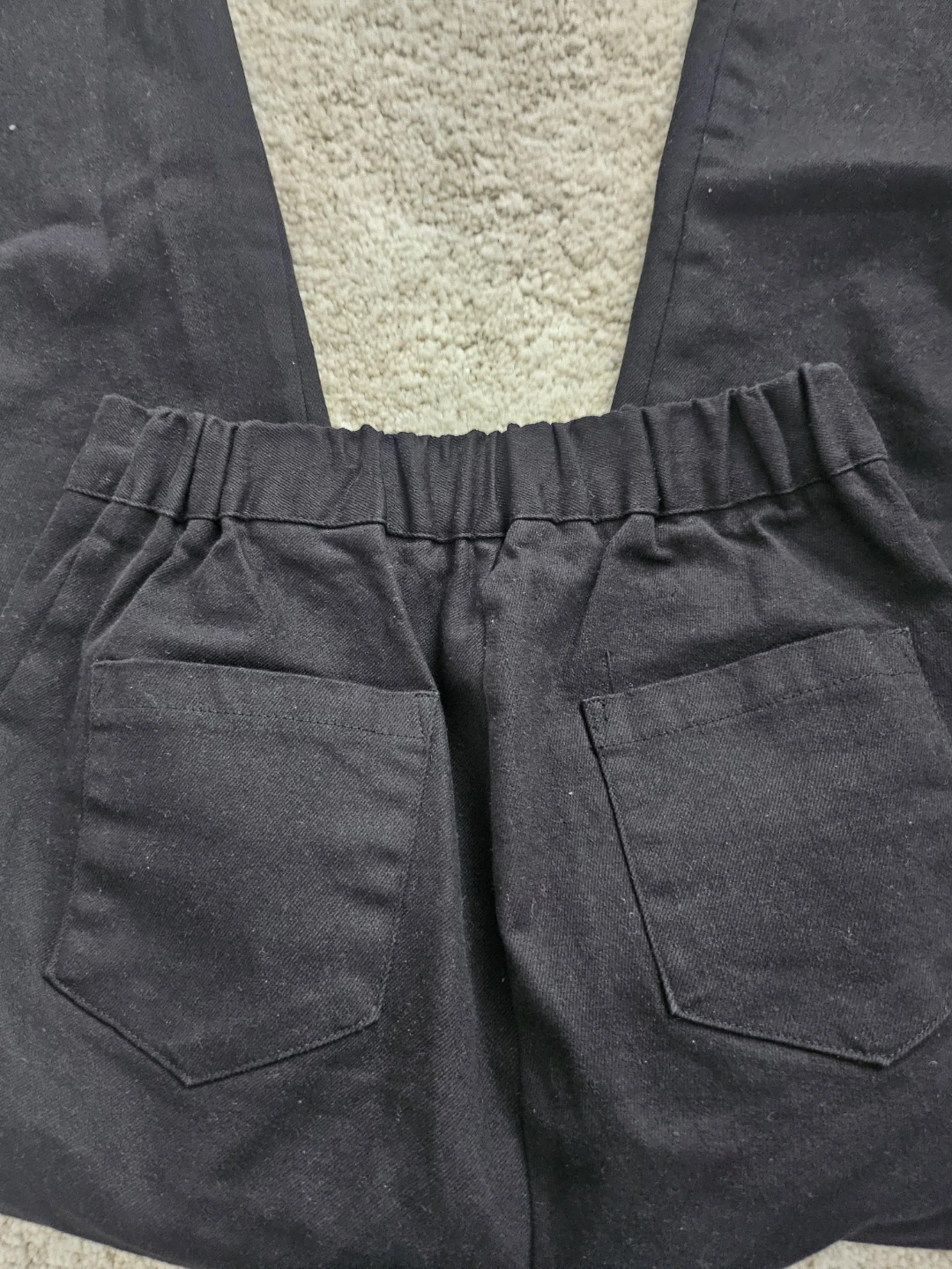 OAK + FORT Black Wide Leg Cropped Pants XS - photo 2