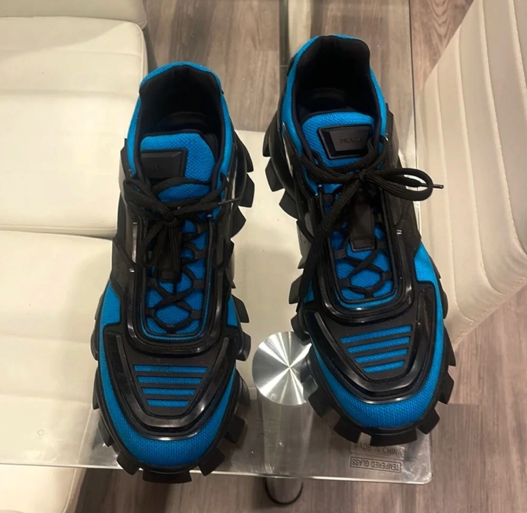 Prada Cloudbust Thunder Sneakers - Blue/Black