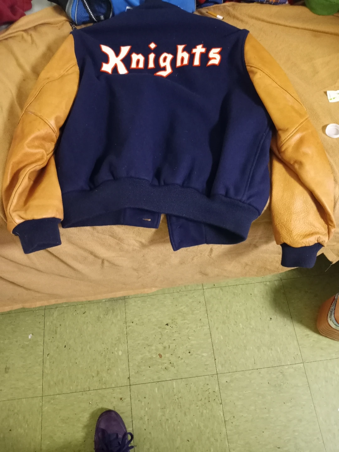 Ebbets Field Flannels Knights Varsity Jacket Size L - photo 4
