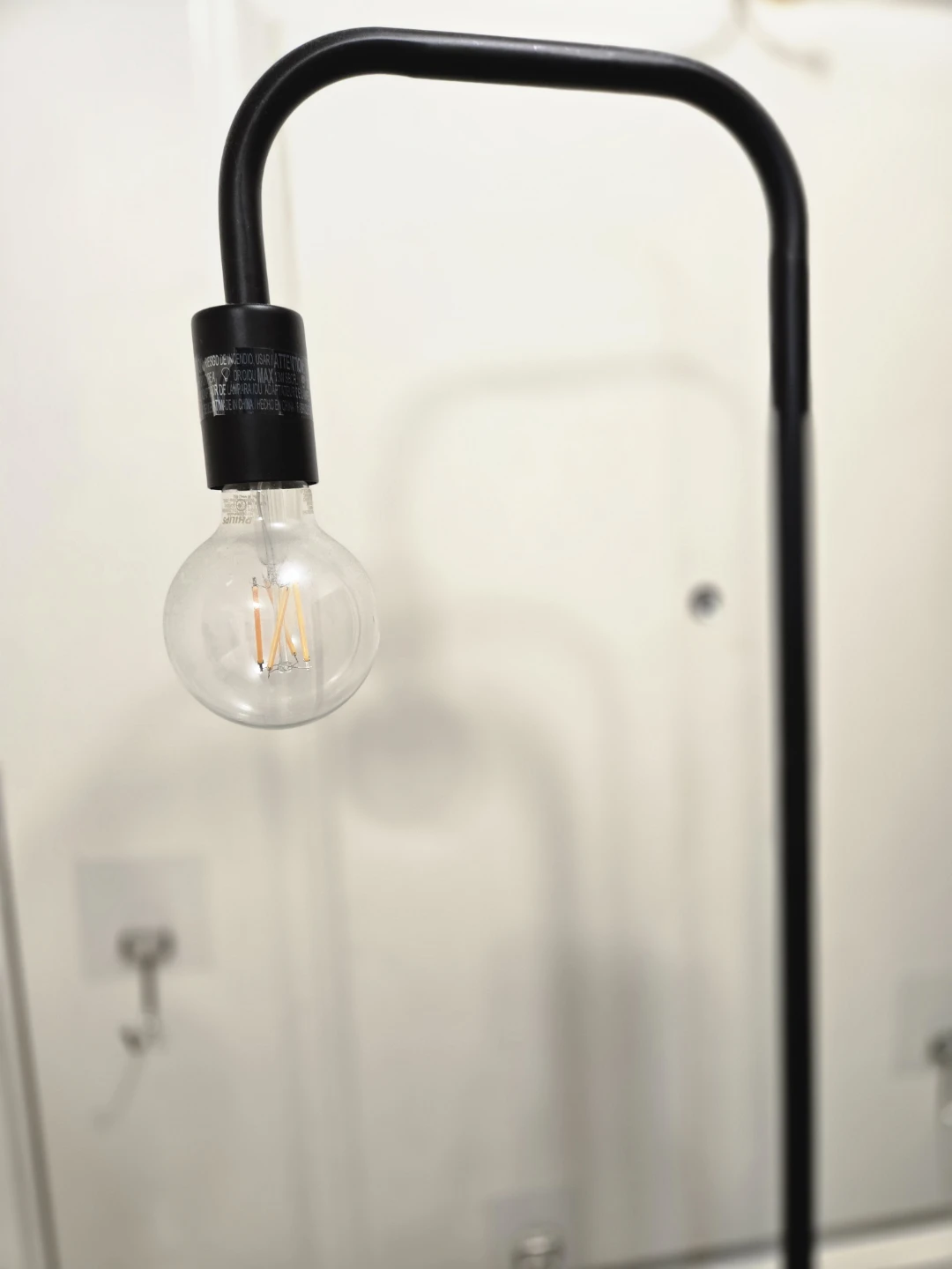 2 x Modern Black Arc Floor Lamp - photo 2