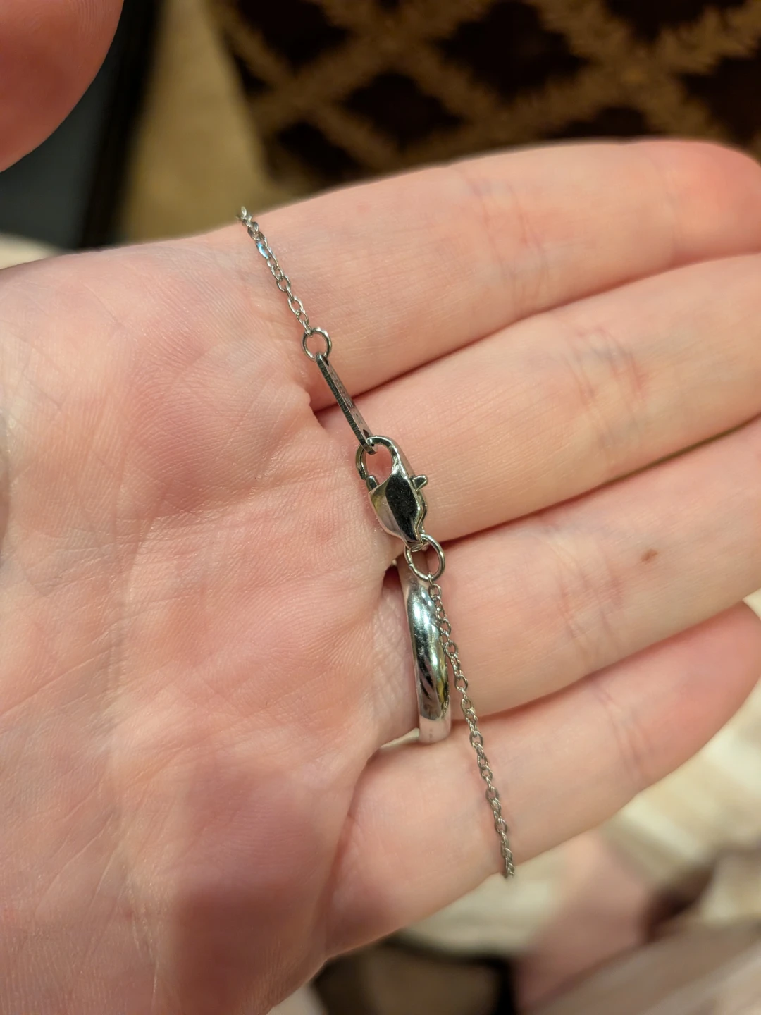 Green/Faux Peridot Stone Necklace - photo 2