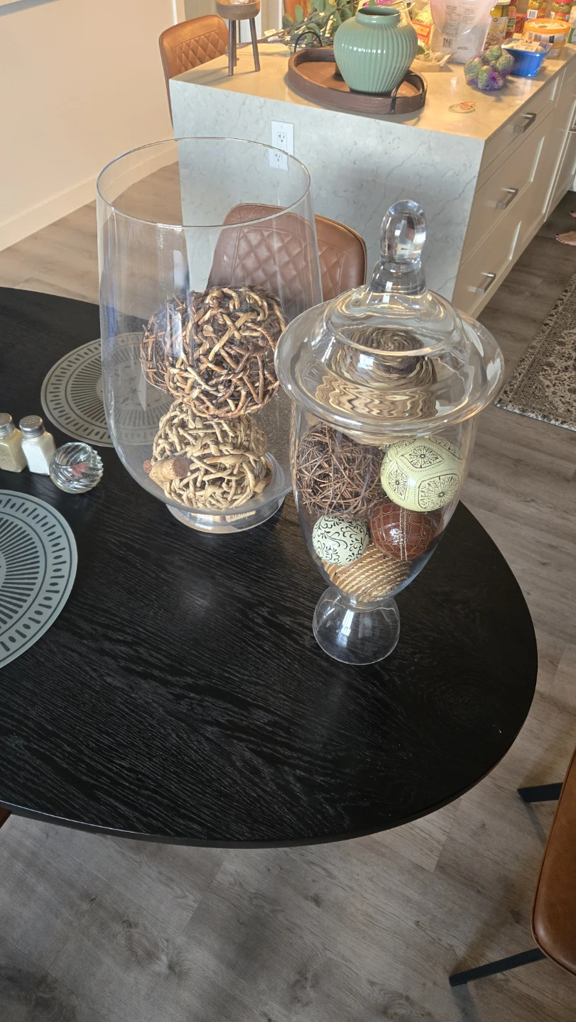Decorative Glass Vase with Orbs - photo 2
