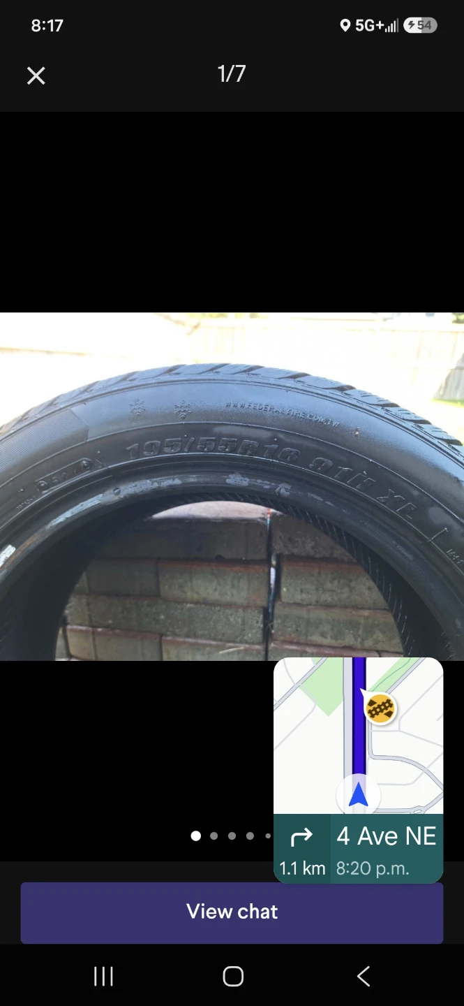 1,Very good Tire Size 195 55 R16 M+S *REAL DEAL* - photo 2